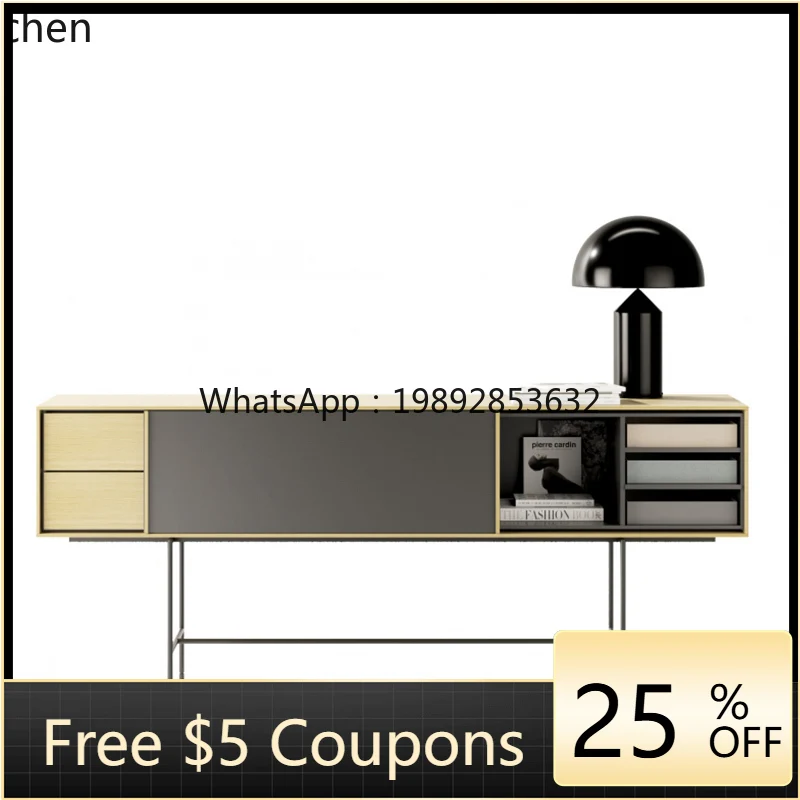 

H1 TV cabinet solid wood modern simple light luxury minimalist living room bedroom environmental protection