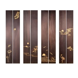 Wood Carving Calligraphy Paperweight Student Brush Writing Practicing Paperweight Creative Design Chinese Painting Paperweight