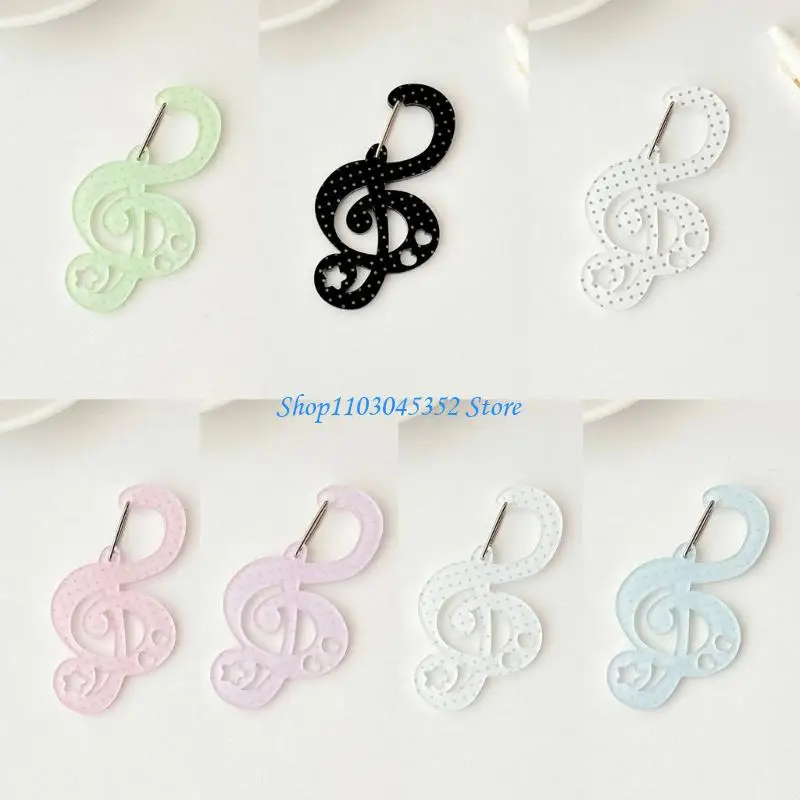 

A3PE Note Carabiner Acrylic Buckle Keychain Lovely Phone Pendant for Womens