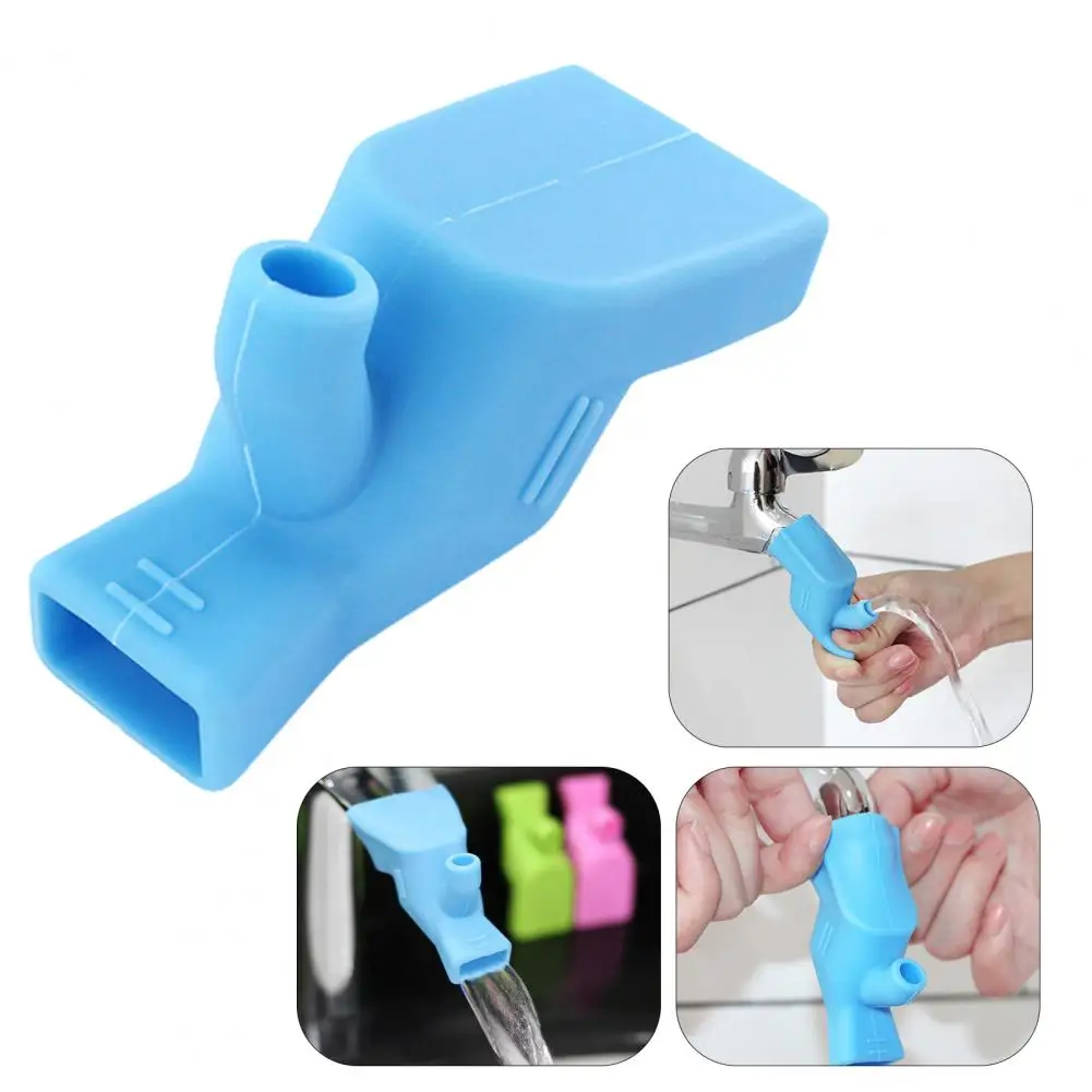 Eye-catching Silicone Faucet Extender  Dual-use Reusable Water Tap Extender  Toddlers Kids Use  Water Diverter