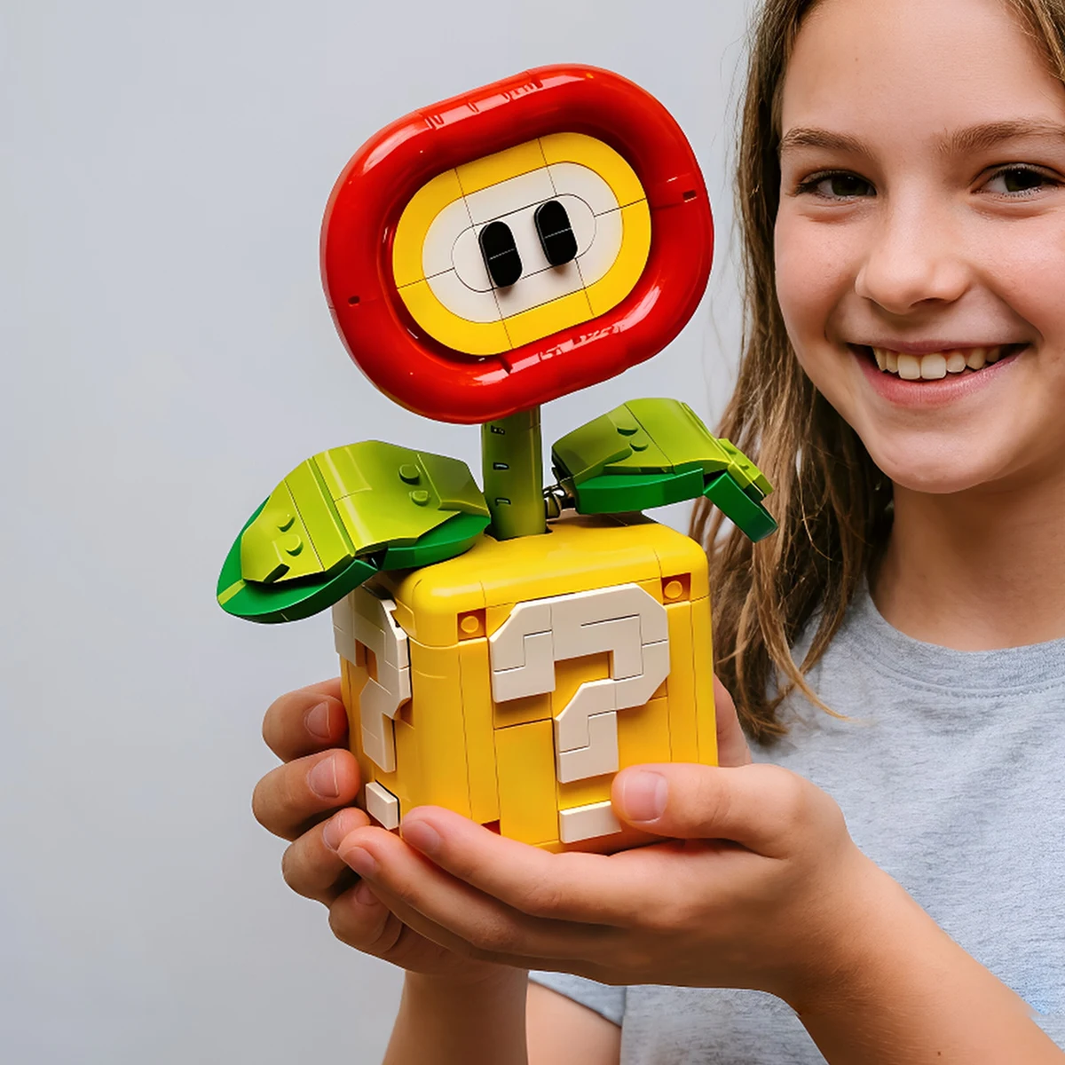 Decoración Perpetua, Juego de Plantas del Super Mario Bros, Modelo MOC-Tree, Flor en Maceta, Ramo de Chomper, Set de Regalo