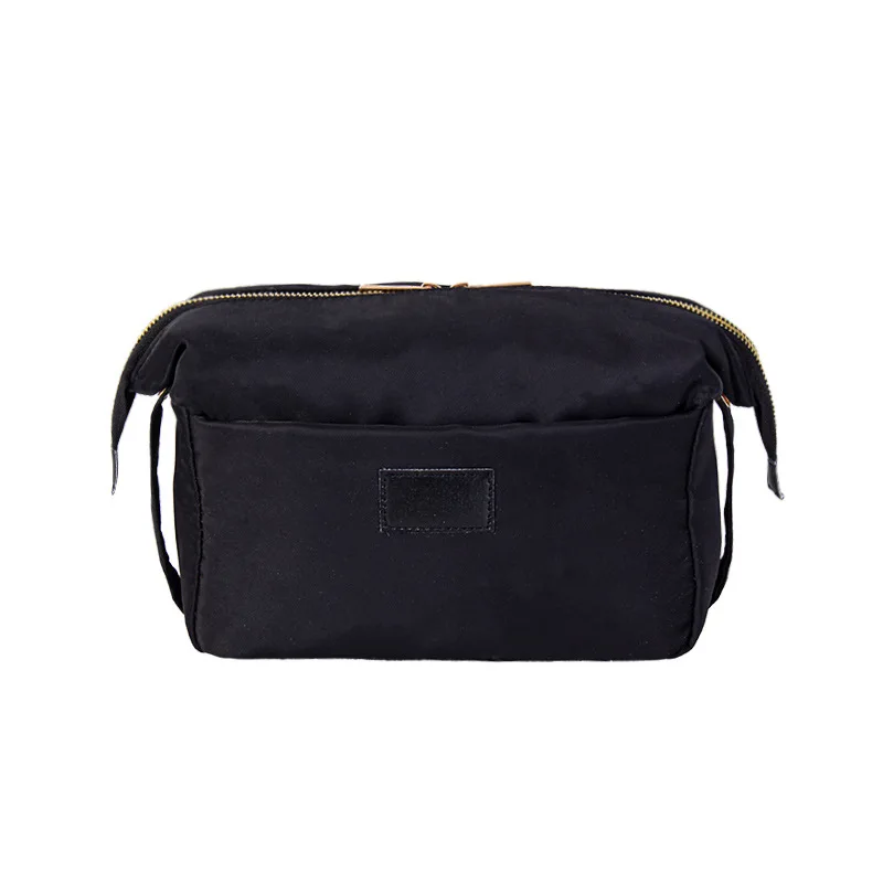 Bolsa organizadora de viaje portátil para mujer, bolsa de almacenamiento de artículos de tocador, bolsa plegable de nailon con cremallera, bolsa de cosméticos de maquillaje, nueva llegada