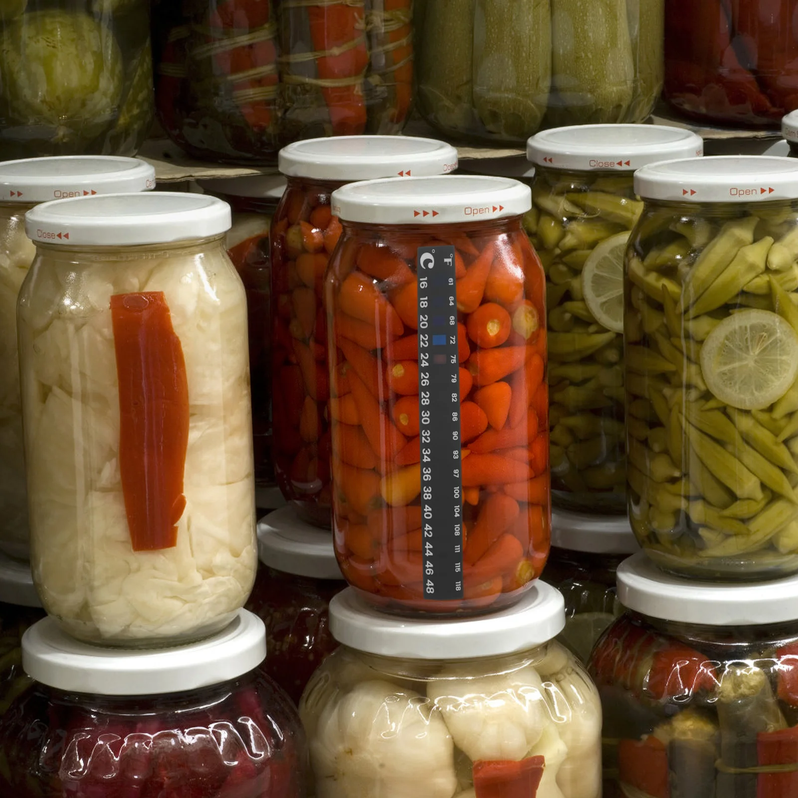 

3Pcs Fermentation Thermometer Sticker High Precision Stick on Thermometer Strip for Brewing Temperature Monitoring