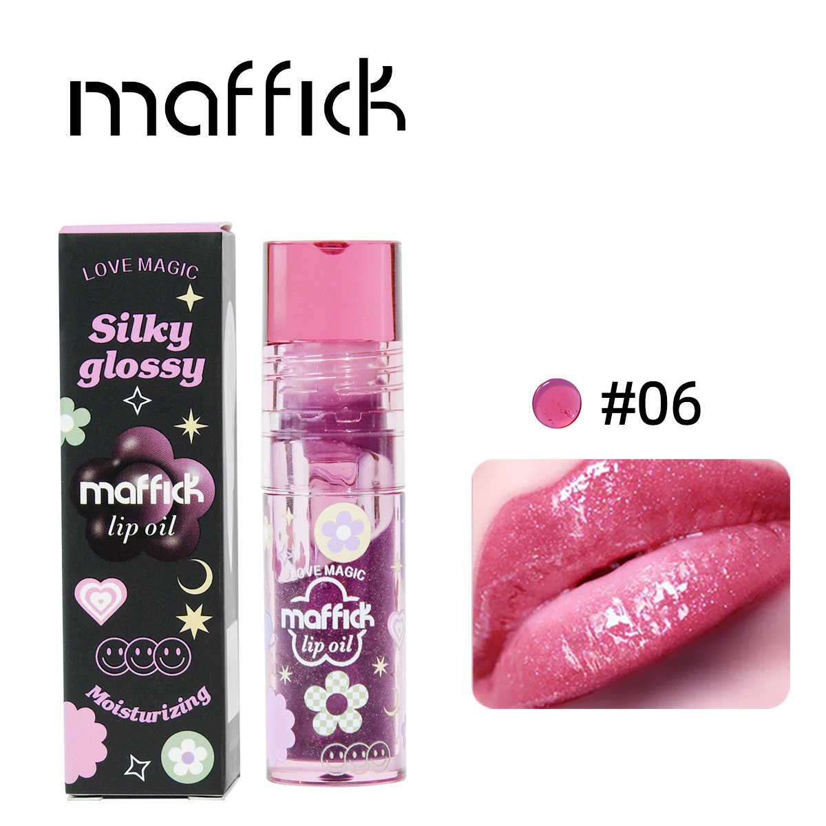 마픽 6색 러브 매직 포션 보습 립스틱 워터 롤러볼 립 염색 리퀴드 끈적임 없음 컵에 묻어나지 않는 립글로스