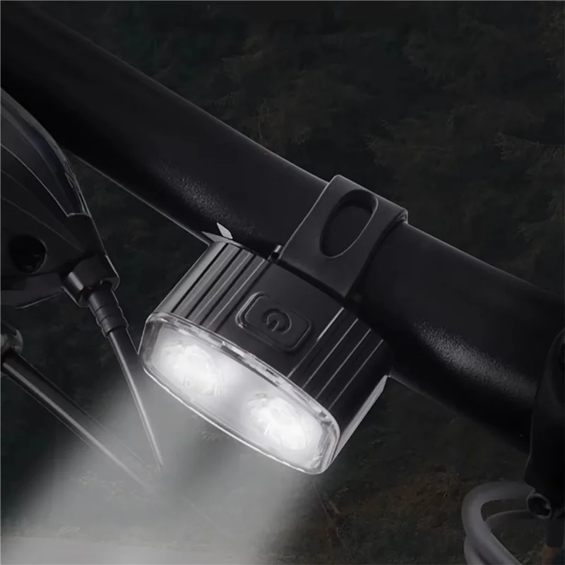 A89E-2X USB Rechargeable Bike Light Set,High-Intensity LED Front And Rear Bicycle Lights,Waterproof Cycling Flashlight