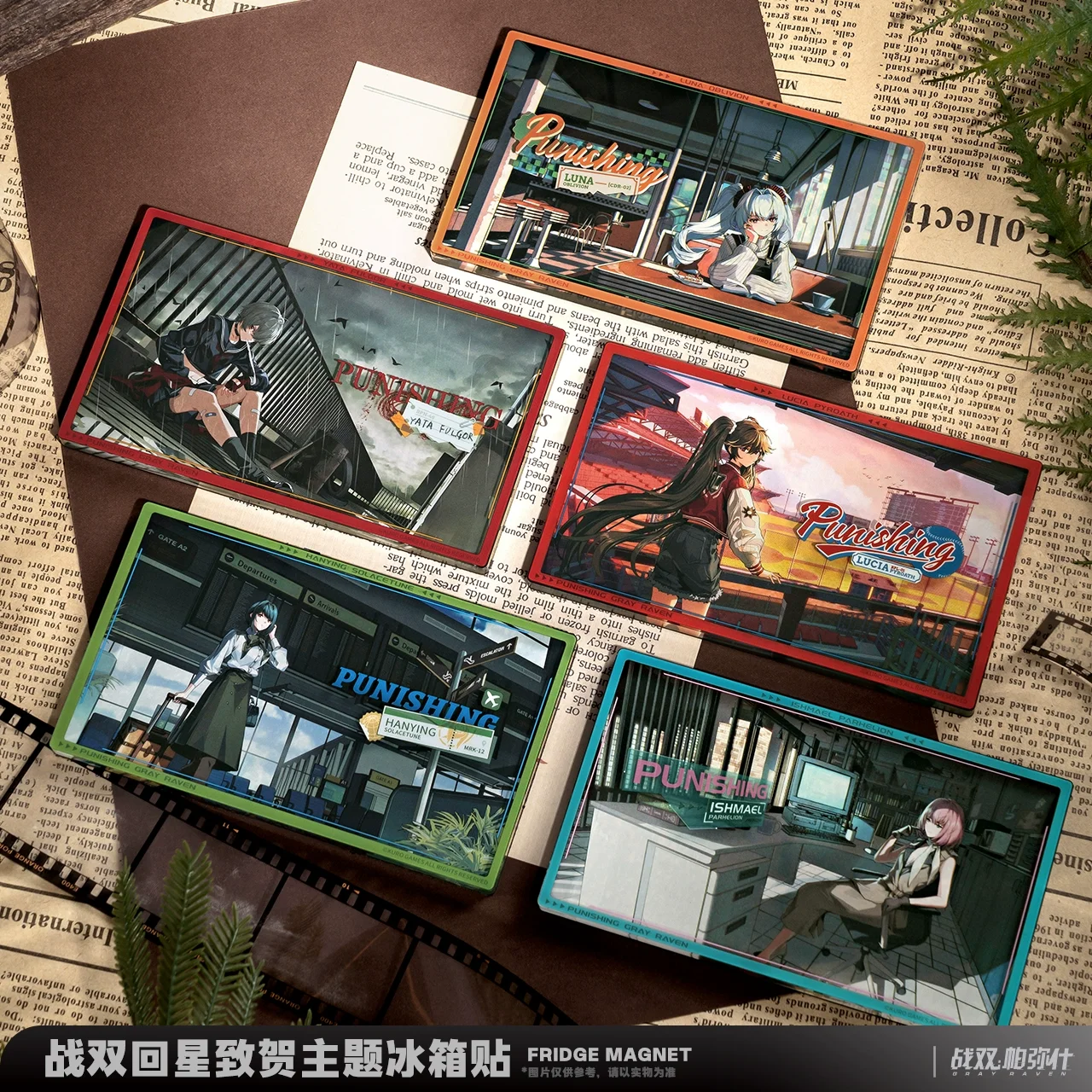 

Presale Sunsyea PUNISHING: GRAY RAVEN Official Merch HXZH Theme Series Refrigerator Magnet Wanshi Lucia