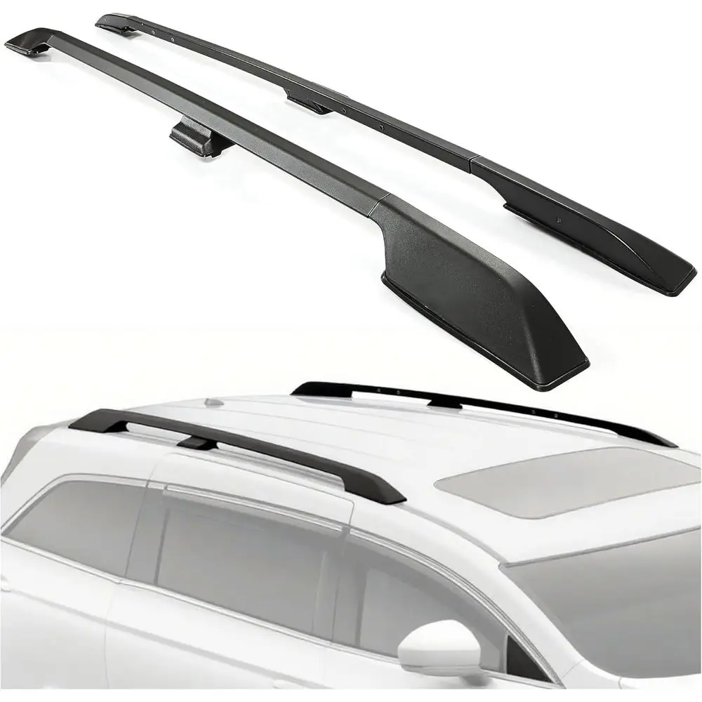 

Roof Rack Side Rails Compatible with 2011-2017 Odyssey, Heavy Duty Aluminum Luggage Rack Black Powder Coated with Hardware