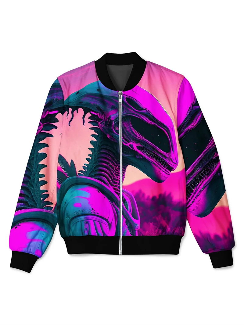 New Colours Tiger Zip Jacket for Men Fashion Cool 3D Print Animal Jacket Men's Casual Loose Spring Autumn Coat 2024 Arrivals