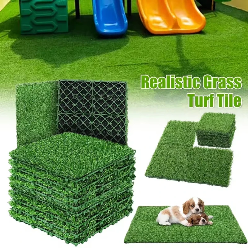

Micro Landscape Decoration DIY Mini Fairy Garden Simulation Plants Artificial Fake Decorative Lawn Turf Green Grass 30x30CM