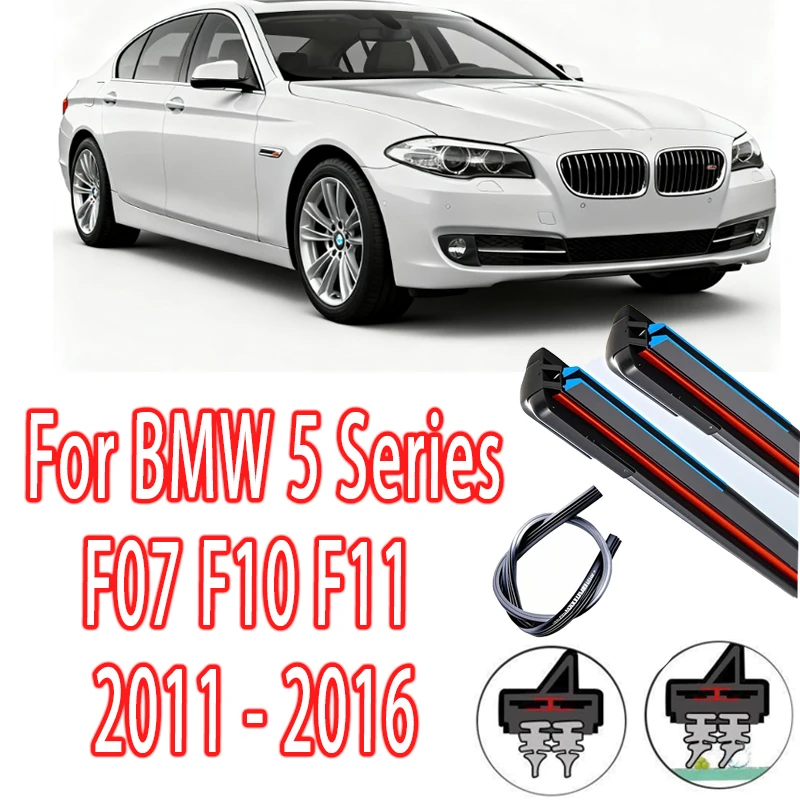 

Wiper LHD RHD Front Wiper Blades For BMW 5 Series F07 F10 F11 2011 - 2016 Windshield Windscreen Window Rain Brushes 26"+18"
