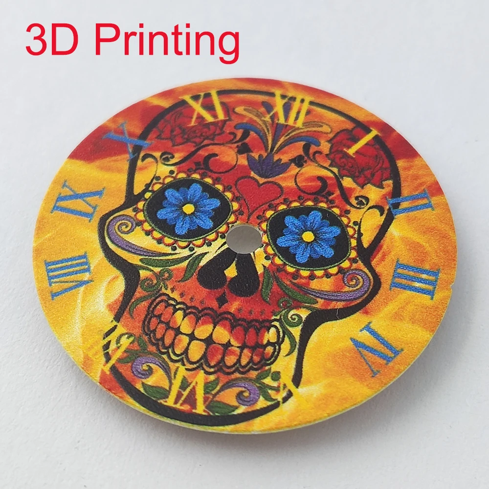 3D Printing NH35 Dial 28.5mm Dial Creative Custom Dial Watch Faces Suitable For NH35/NH36 Automatic Movement Watch Parts