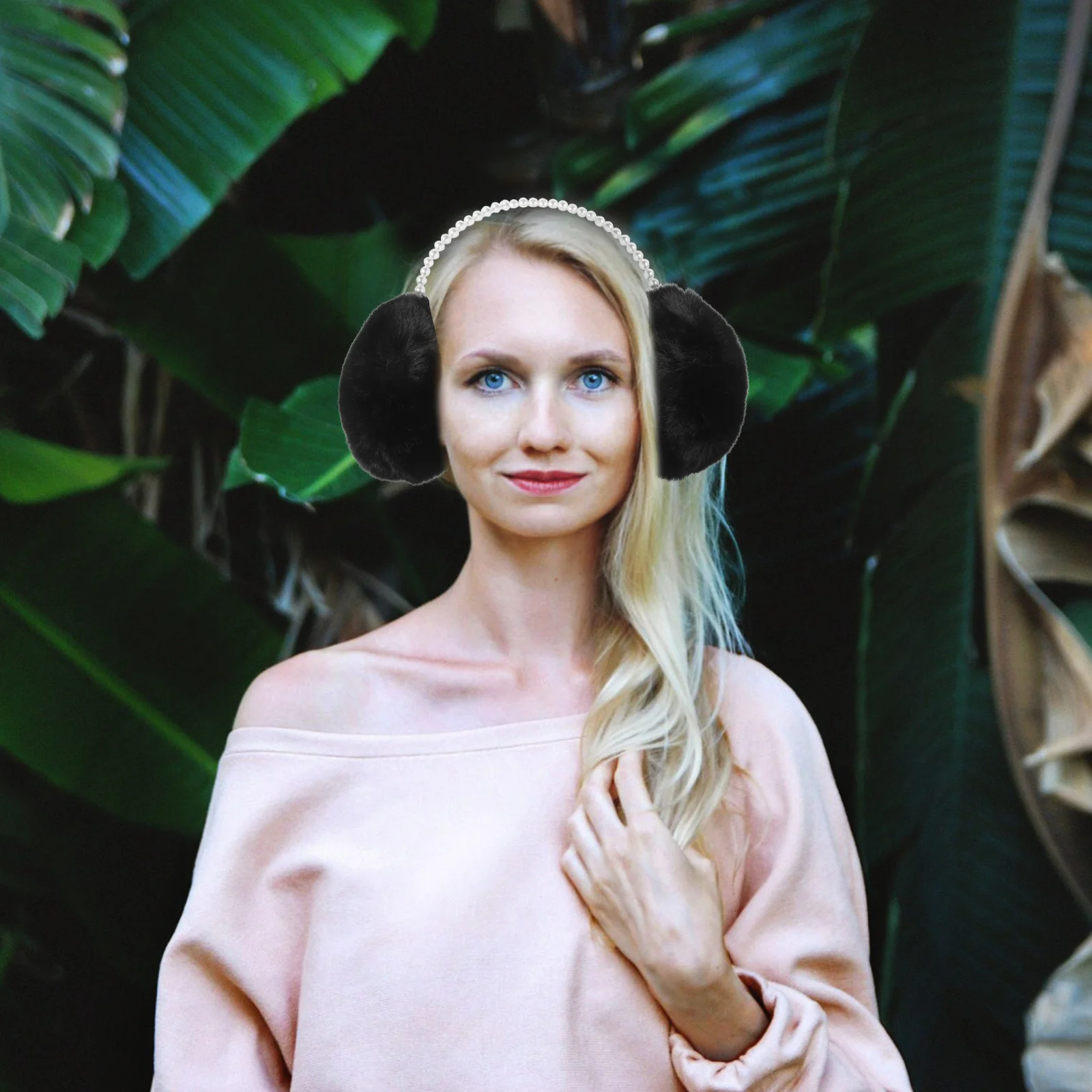 

For Women Girls Winter Warm Lovely Ear Cover Cover Lovely Ear Warmer Fashionable Earmuff Soft Headphone Style