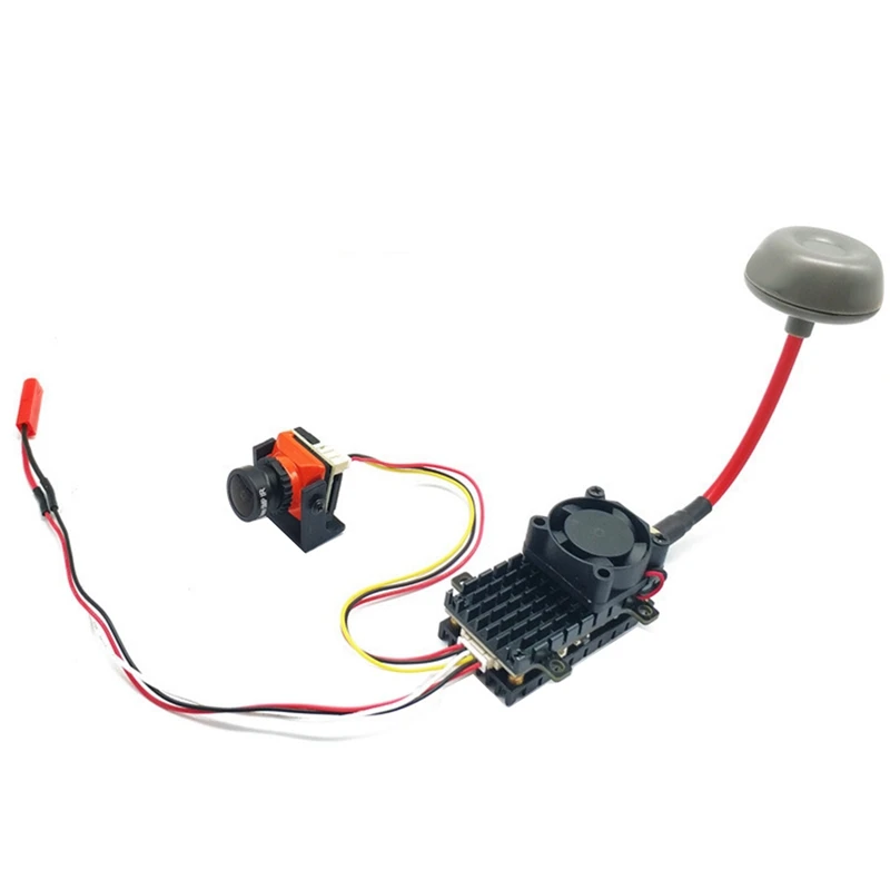 

5.8Ghz 2W FPV VTX Transmitter+1500TVL Cam+FPV Antenna 2000MW 48CH Audio Video Transmitter For FPV Long Range Drone