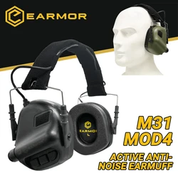 EARMOR M31 MOD4 Tactical Headphones Shooting Noise Canceling Earmuffs Soundproof Headphones