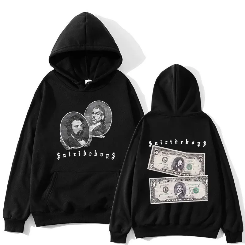 G59 Suicideboys New World Depression 2024 Album Hoodies Men Clothing Fashion Gothic Hooded Sweatshirt Long Sleeve Pullover Hoody