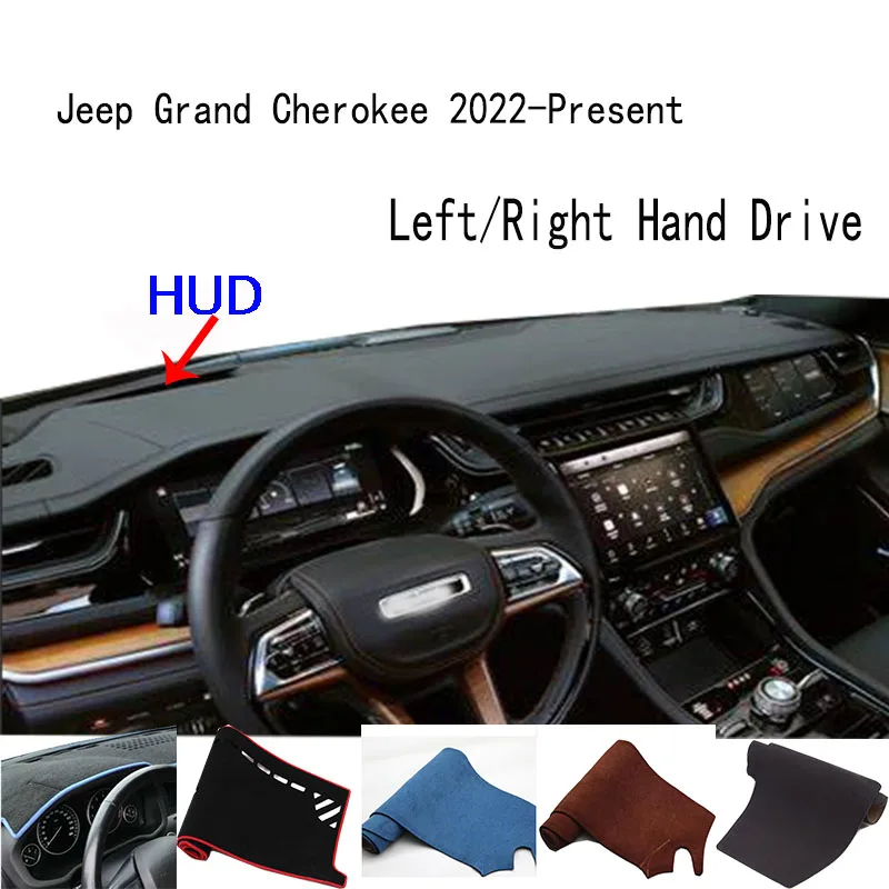 For 2022-2025 Jeep Grand Cherokee 4XE Laredo Sport Accessories Dashboard Cover Instrument Panel Dash Mat Dashmat Protective Pad