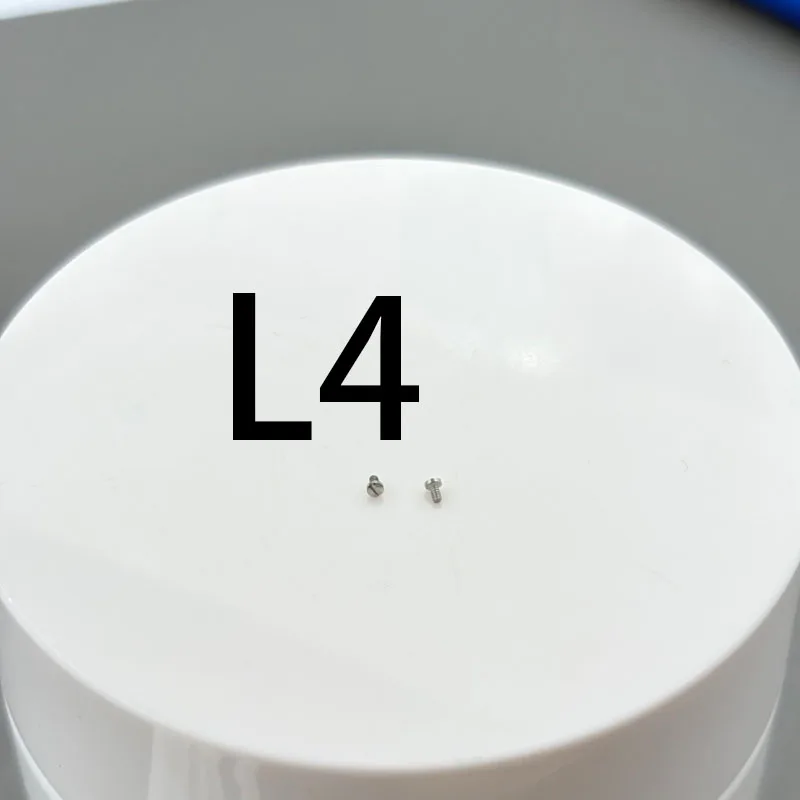254Suitable for Lgines L4 back cover screws, Garland watch bottom cover small screws, quartz mechanical all-steel slotted screws