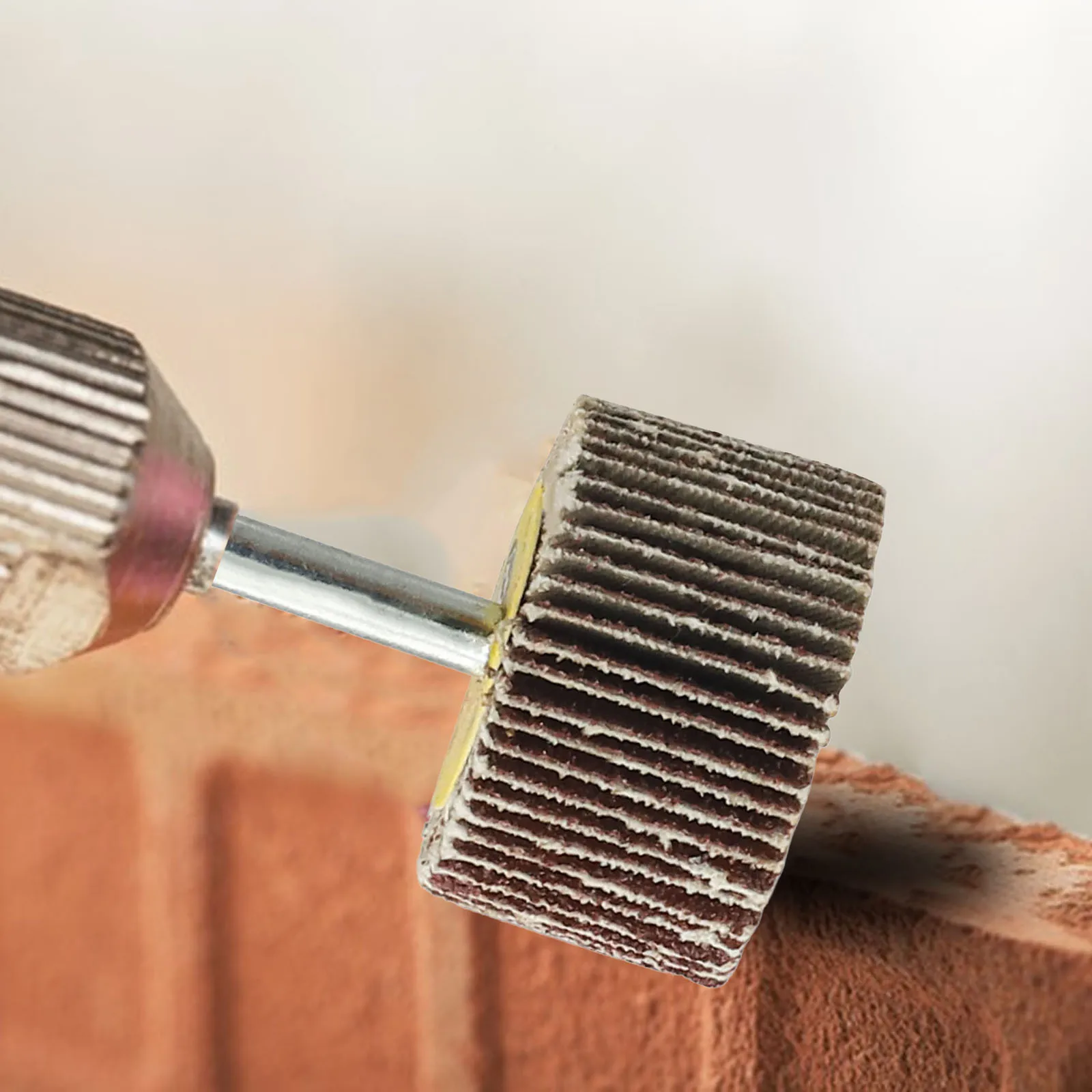 جيد الذاتي شحذ الرملي عجلة رئيس صب تلميع 1 قطعة 80 حصى للجسم الموسيقية مقبض القطر 6 مللي متر