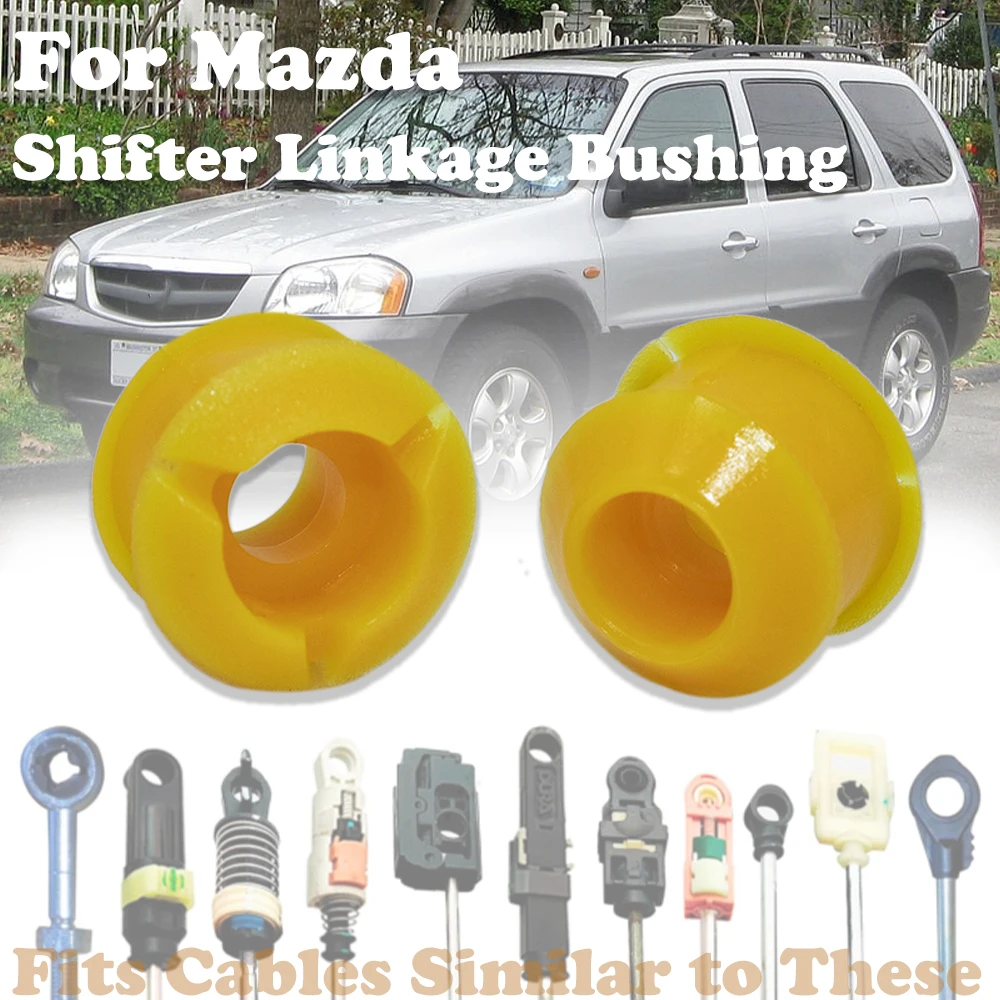 Automatic Transmission Shift Cable Bushing For Mazda Tribute Shifting Fix Gear Selector Change Lever Linkage End Pivot Grommet