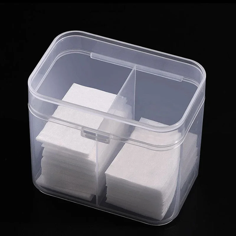 1Pcs Transparent Plastic Beads Storage Box Small Items Crafts Hardware Storage Square Container Case Jewelry Organizer Case