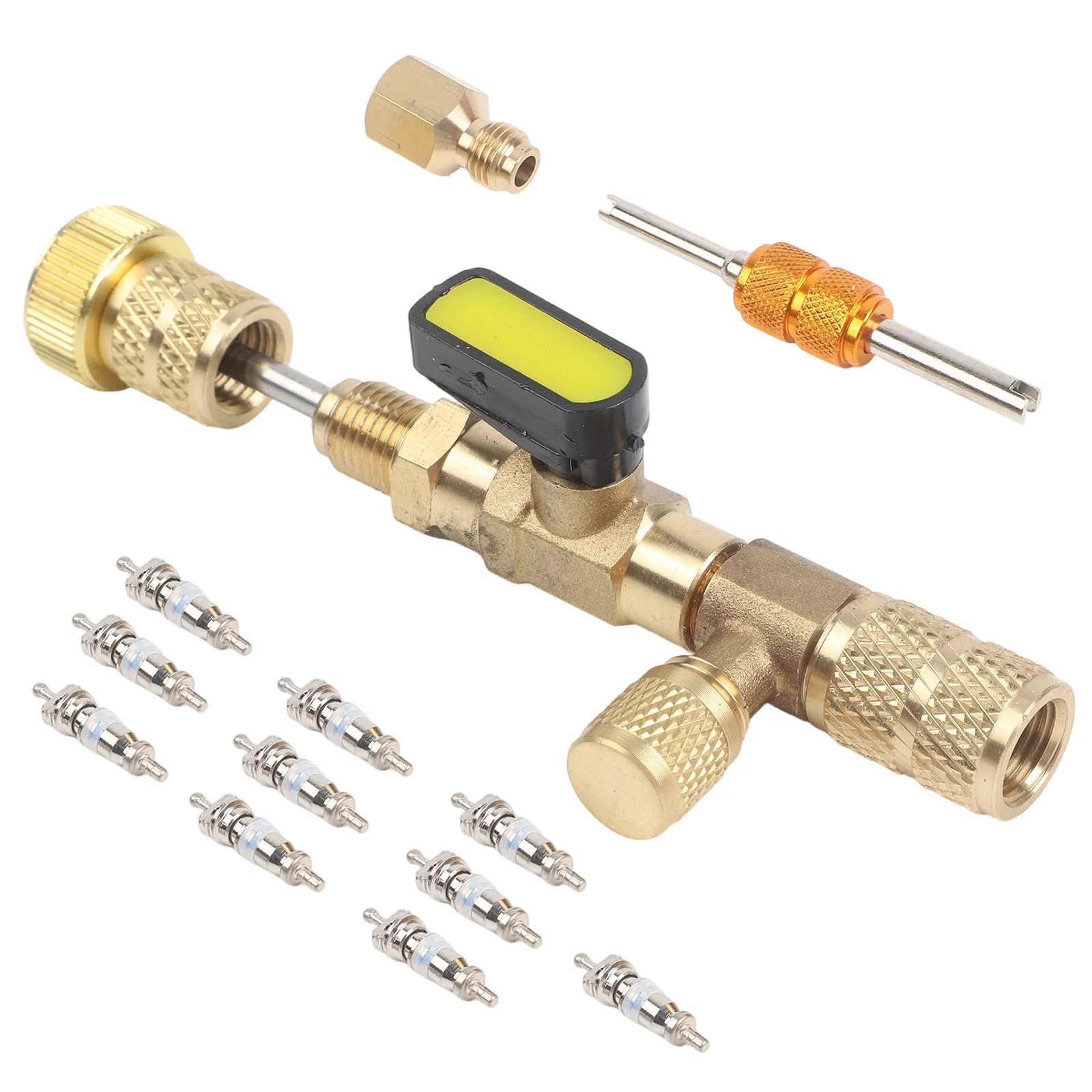 Tools Dual SAE And Port Adapter Installer Tool Port Adapter 7.01 X 4.53 X 1.46 Inches For R12 R22 R404 R407 R410 R32