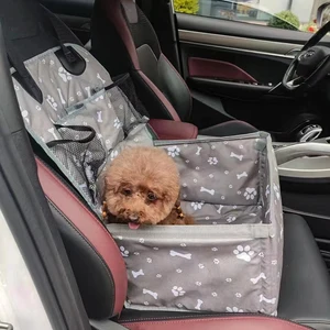 Car seat with storage pockets, risk resistant, durable pet booster, front and medium dog seat Main Main Sales Cart PET - №6