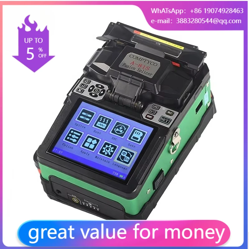 

Automatic 4 Motors High Precision Portable A-81S Welding Fusion Splicer Fiber Optic Splicing Machine