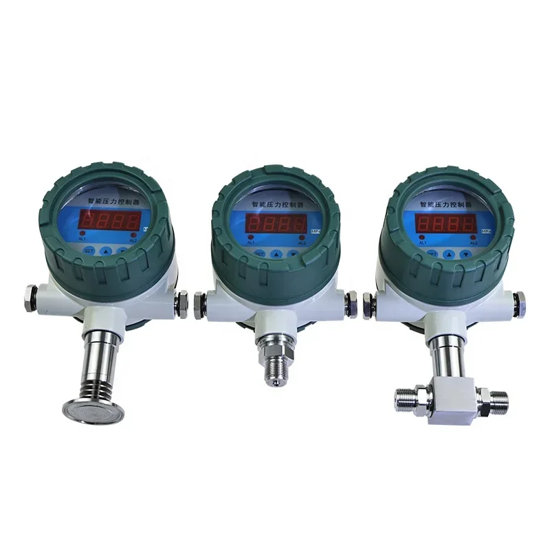 

4-20ma Output Alarm Pressure Controller Explosion Proof Intelligent Pressure Transmitter Pressure Switch Led Display 2 Relay