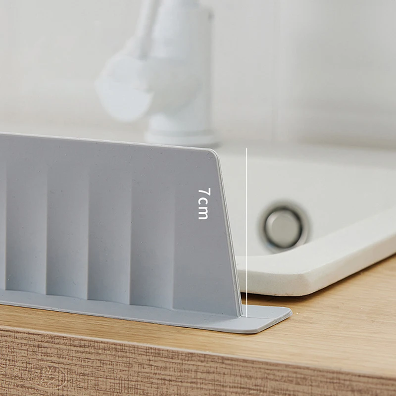 1 pz Silicone lavello da cucina paraspruzzi cucina controsoffitto riutilizzabile altezza Bar deflettore dell'acqua piatto Splash lavello protezione deflettore
