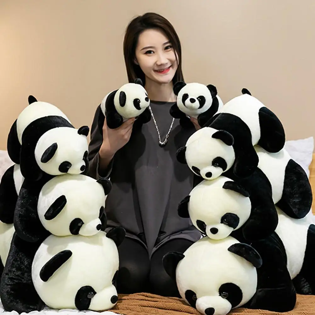 Panda gigante brinquedo de pelúcia infantil, bichos de pelúcia super macios dos desenhos animados, travesseiro do corpo, bonecas kawaii, presente para meninos e meninas