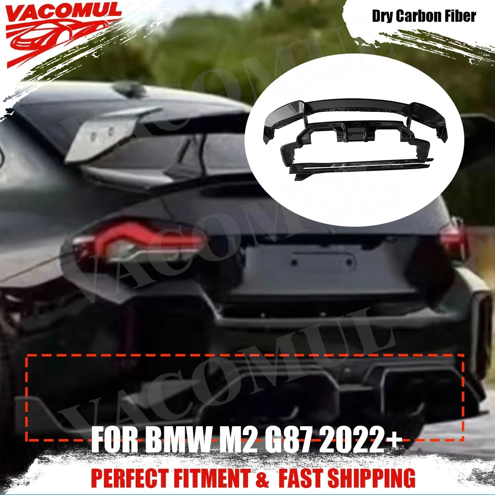 

Комплект обвесов VACOMUL из сухого карбона: передний сплиттер, задний диффузор, боковые пороги для BMW M2 G87 2022+ (автоаксессуары)