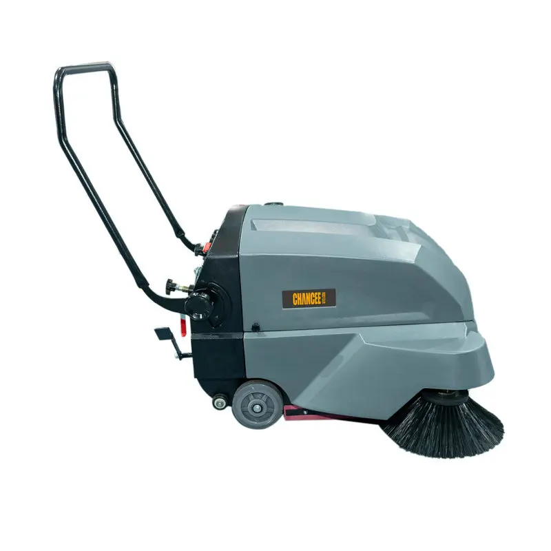 Battery Powered Electric Floor Sweeper Sidewalk Cleaning Machine With Continous Working Time Of 4 Hours