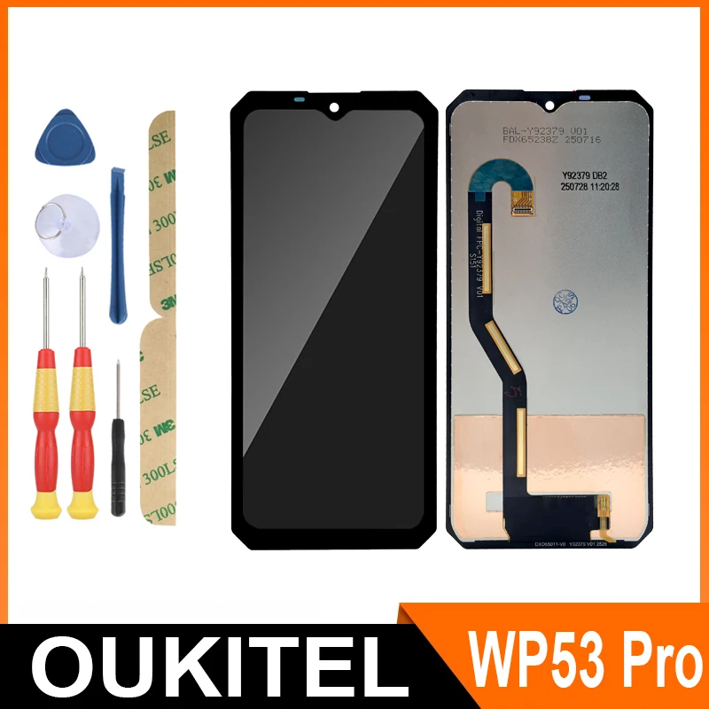 For OUKITEL WP30 Pro/WP33 Pro/WP53/WP53S/WP53 Pro/WP61 Plus/WP61 Ultra / LCD Display + Touch Screen image 5