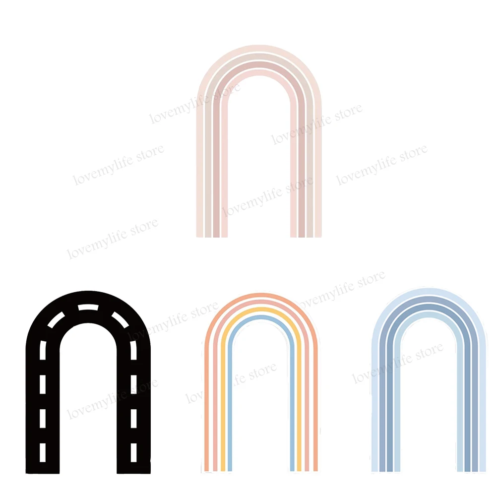 

66.9inch Boho Khaki Arch Foam Board 170cm Rainbow Blue Arch Balloon Party DIY Backdrop Baby Shower Birthday Wedding Party Decor