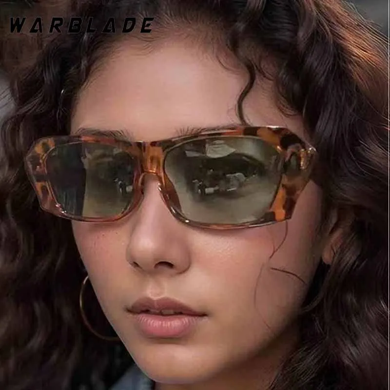 

New Fashion Men's And Women's Sunglasses Punk Rectangle Brand Designer Shades Outdoor Sports Summer Traveling Eyeglasses UV400