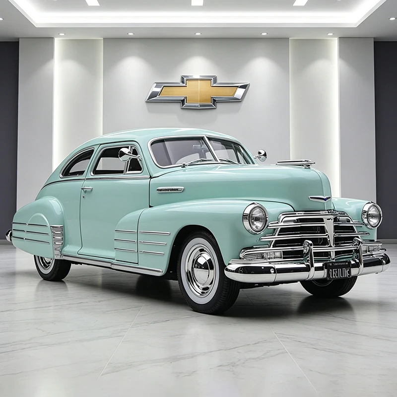 Maisto 1:24 Chevrolet Fleetline Aerosedan 1948 Legierungsauto Druckguss Spielzeugfahrzeuge Automodell Miniaturmodellauto für Kinder
