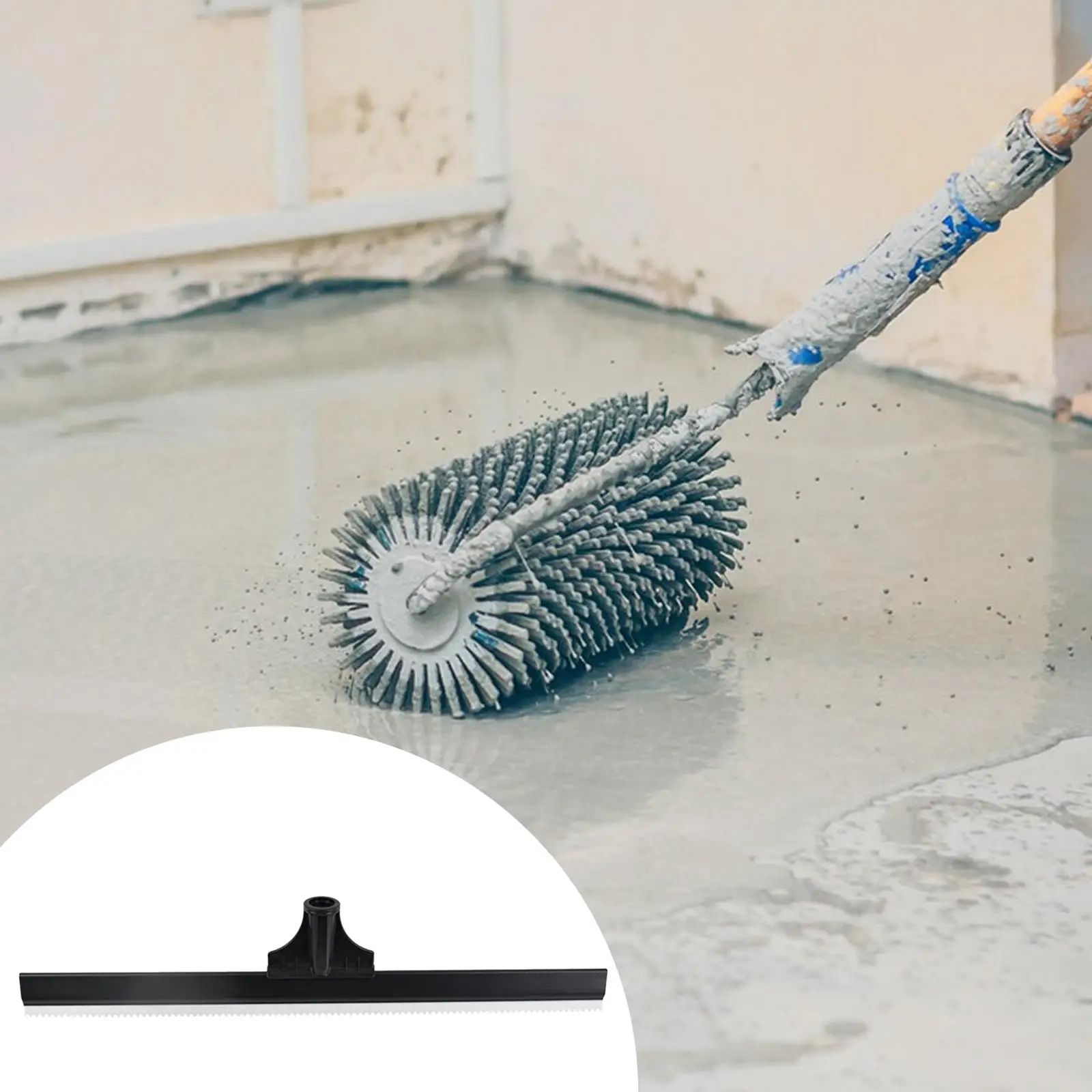 

Шпатель для эпоксидных полов и цементной краски, зубчатый, эргономичный, гладкий и эффективный, высокопроизводительный, для дома, офиса, фабрики, торгового центра