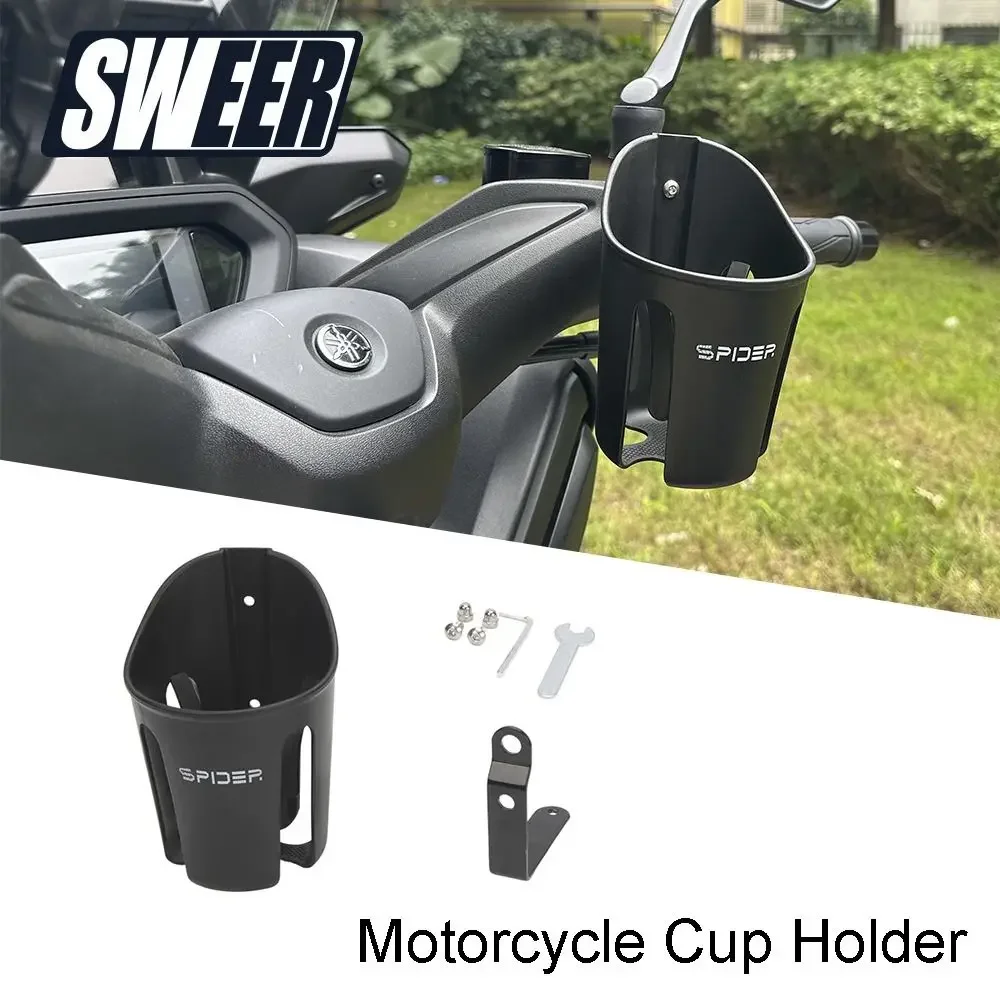 

New Stable Water Bottle Holder Rearview Mirror Accessories Drink Holder Creative Portable Motorcycle Parts Universal