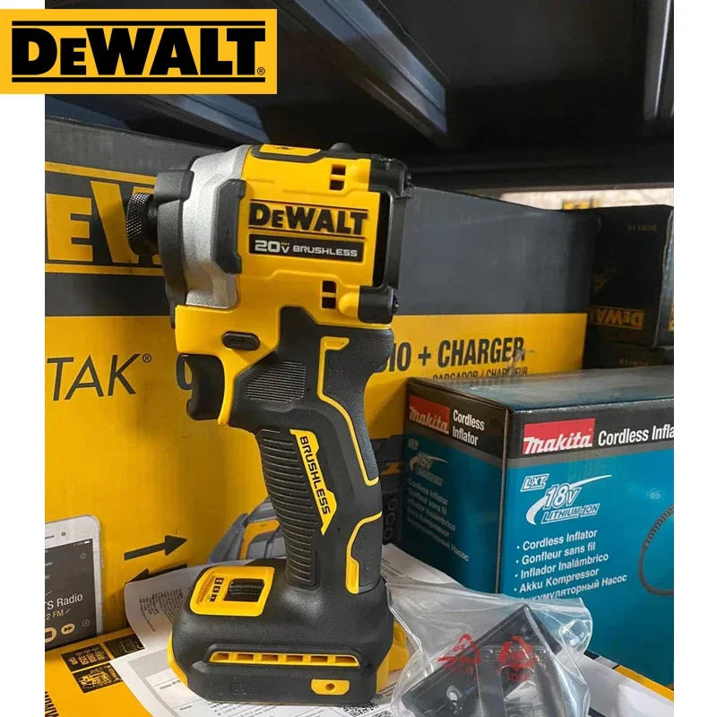 DEWALT Cordless Impact Driver Kit DCF850 20V Lithium Brushless Electric Drill Screwdriver 205 NM Dewalt Power Tool DCB118 DCB115