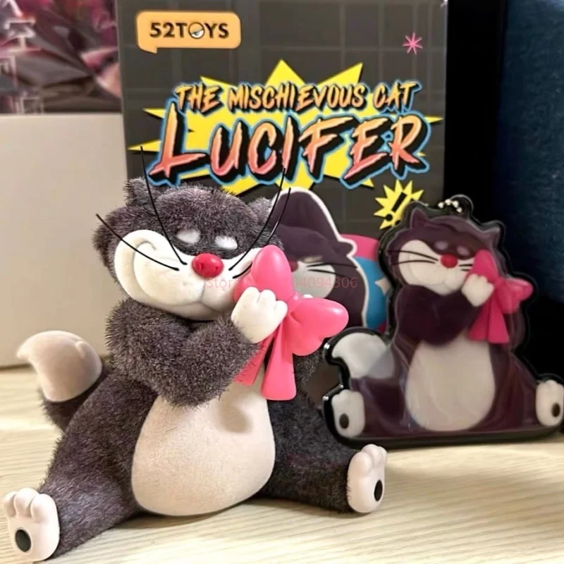 

Подлинная 52 игрушки кота персонаж мультфильма Q версия слепая коробка плохой кошки модель куклы автомобиль украшение рабочего стола модные игрушки подарки-сюрпризы