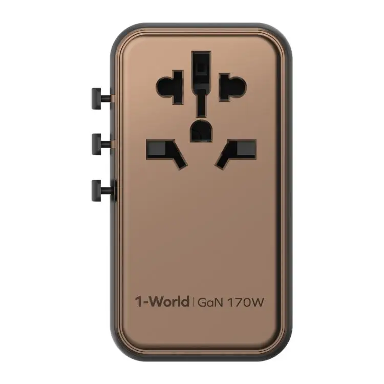 Promotion MOMAX UA17 1-World PD170W GaN Global Travel Fast Charging Socket Power Adapter US AU UK EU Quick USB Changer Universal