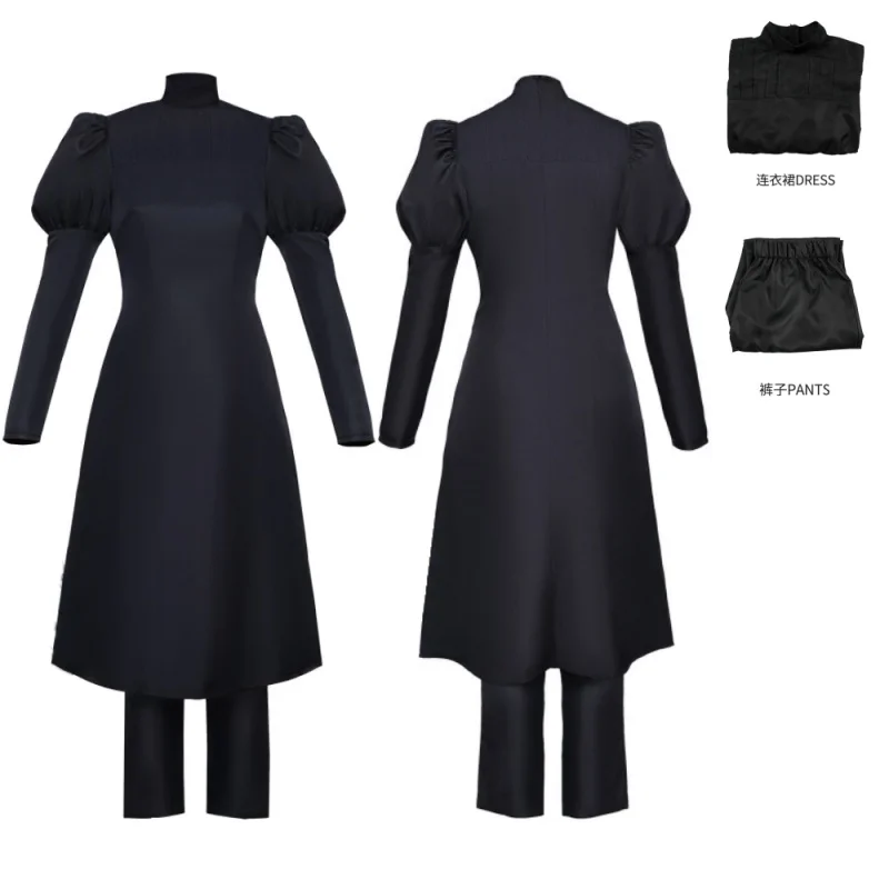 

Mei Mei Cosplay Costume Black Uniform Suit Women Halloween Party Cosplay Clothes