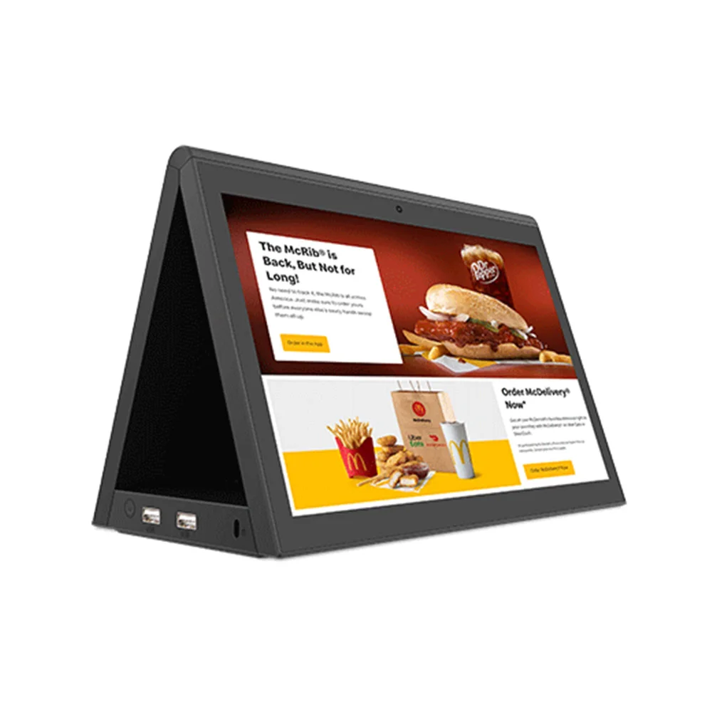 Hot selling Wall mounted 15inch 18.5 inch Capacitive Touch screen all in one digital signage advertising players poe android tab