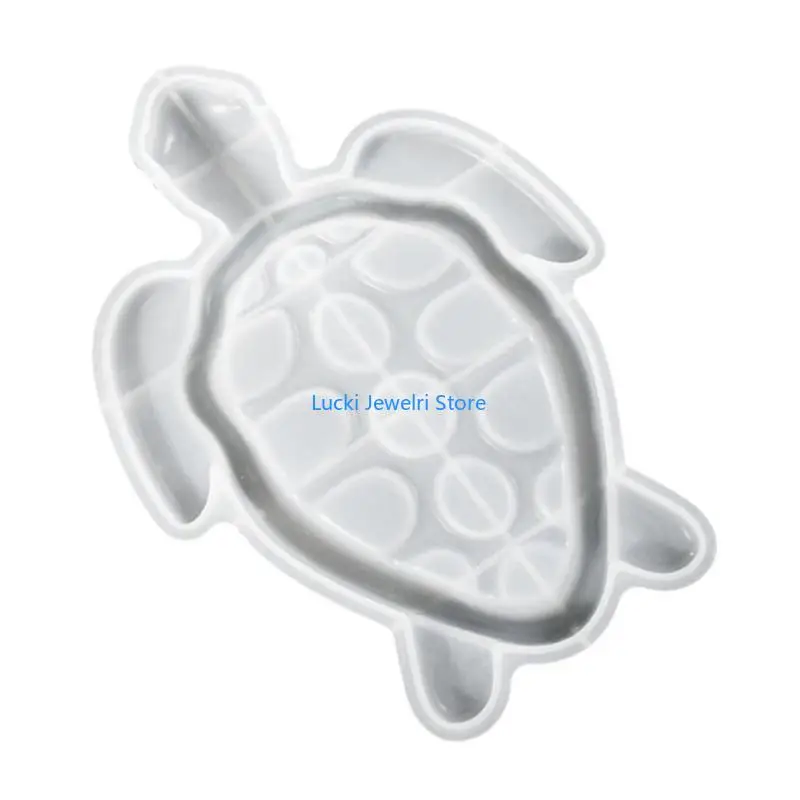 

193E Multifuntional Silicone Craft Molds Jewelry Dish Moulds Seaturtle Tray Mold Handmade Craft Supplies for Plate Dish