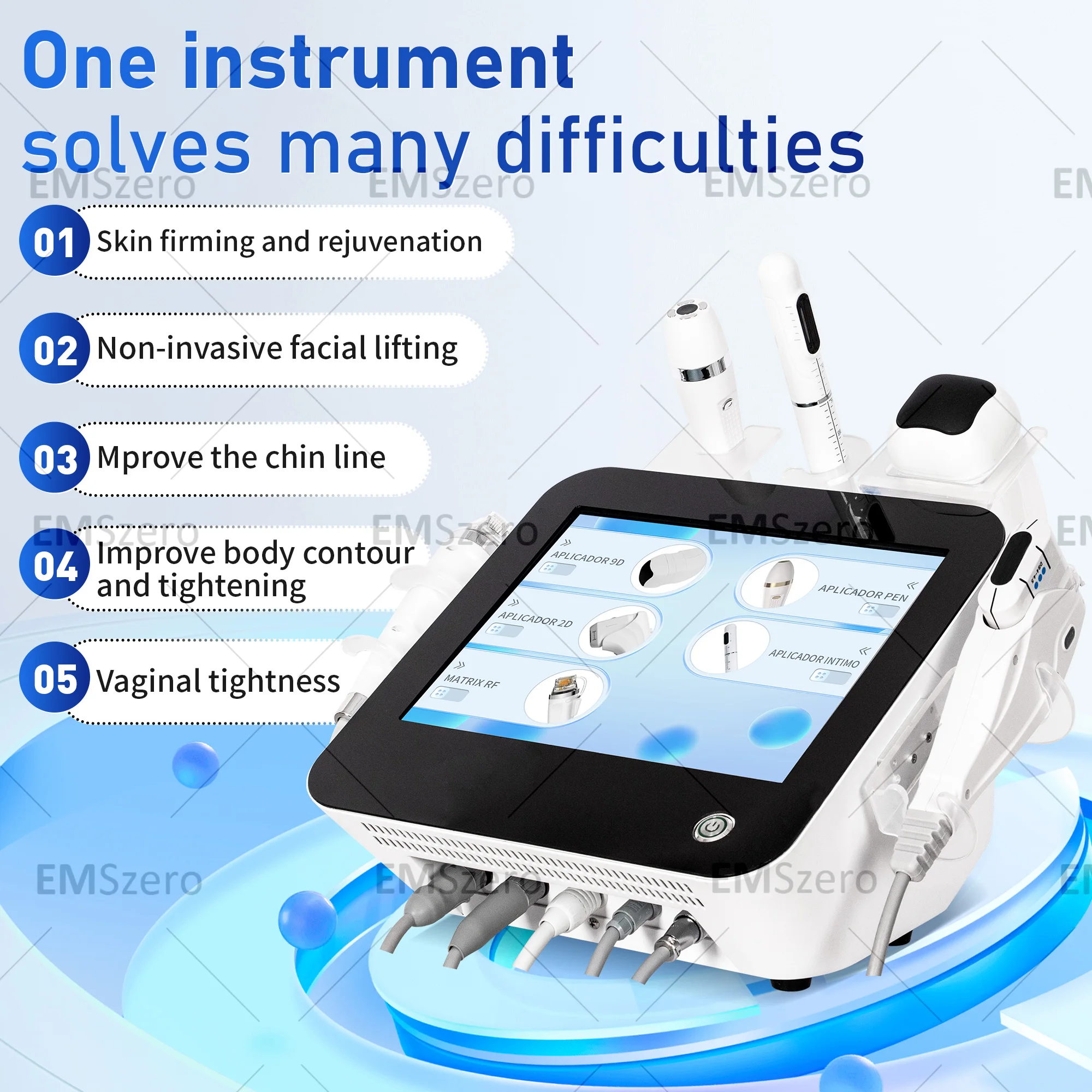New 5-in-1 Multifunctional Machine for Skin Tightening Non-invasive Facial Lifting and Vaginal Tightening