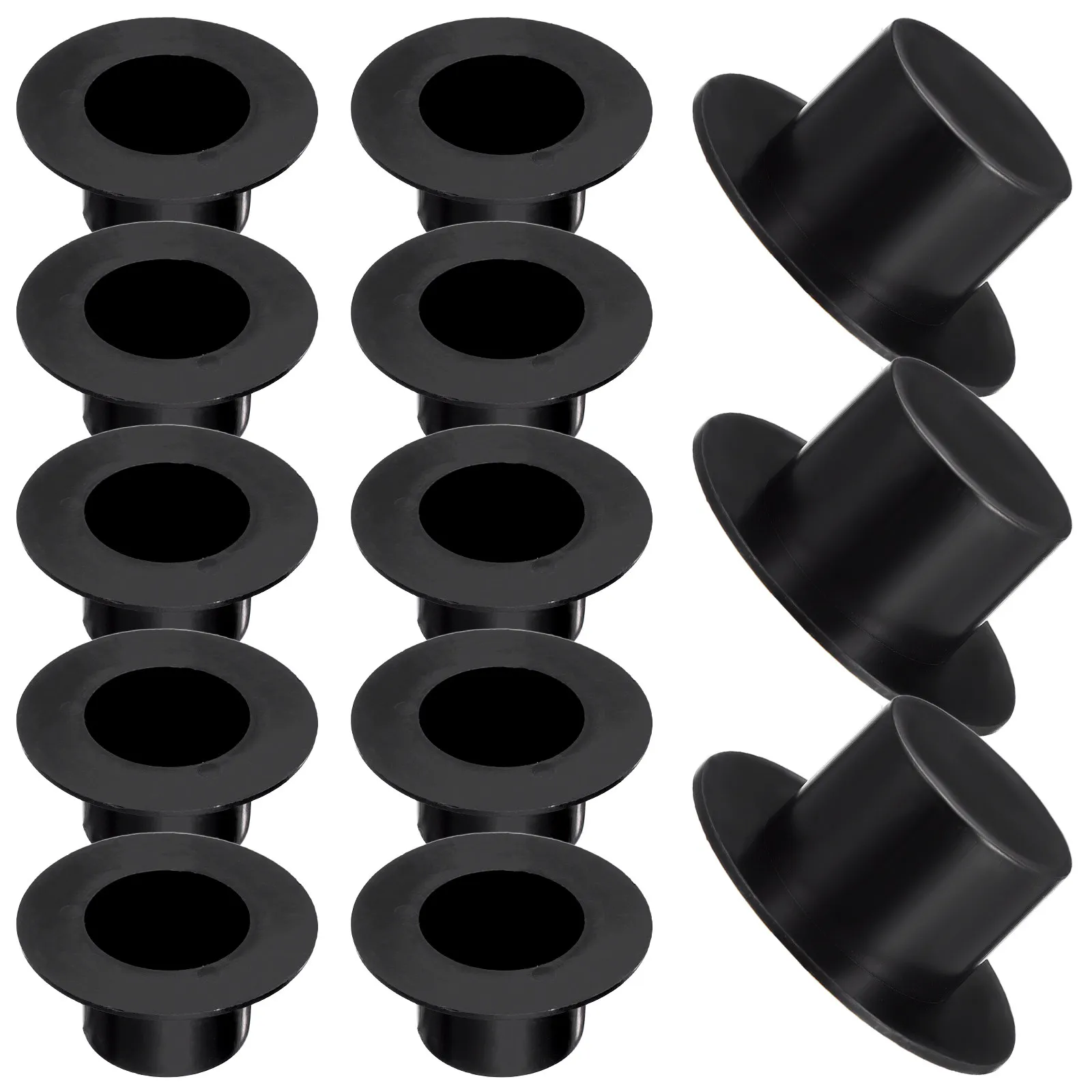 

50 шт. мини-шапочек клоуна, пластиковые, для декора, праздничных мероприятий, рукоделия, для дома, школы, художественных проектов, черные, большие