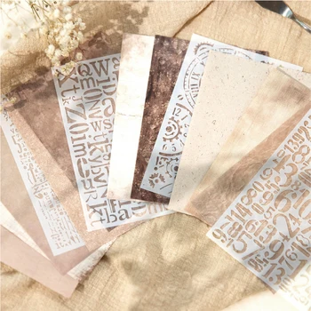 Journal GO 34 pezzi Creative Hallowed out Material Paperss Album fotografico fai da te Collage Journalling Scrapbooking Carta di sfondo