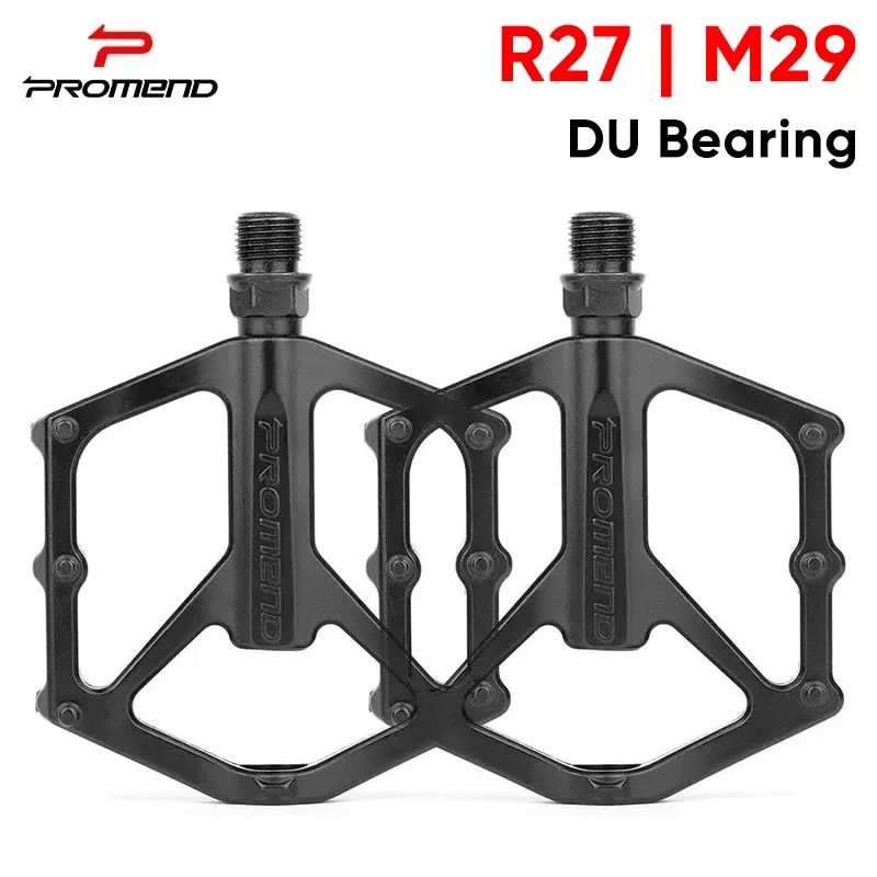 

Bicycle Pedals Bearing R27 M29 MTB Road Bike Pedal Platform Ultralight DU Bearing Bicycle Flat Pedals MTB BMX Bicycle Parts