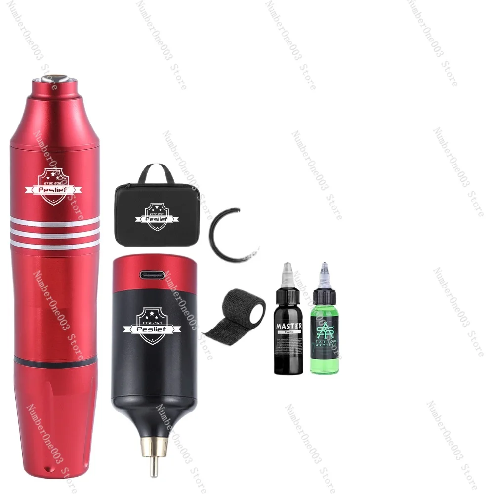 Tattoo Rocket Pen Set Cutting Line Shading Practice Tool Motor Integrated Machine Beauty Tattoo Embroidery Equipment