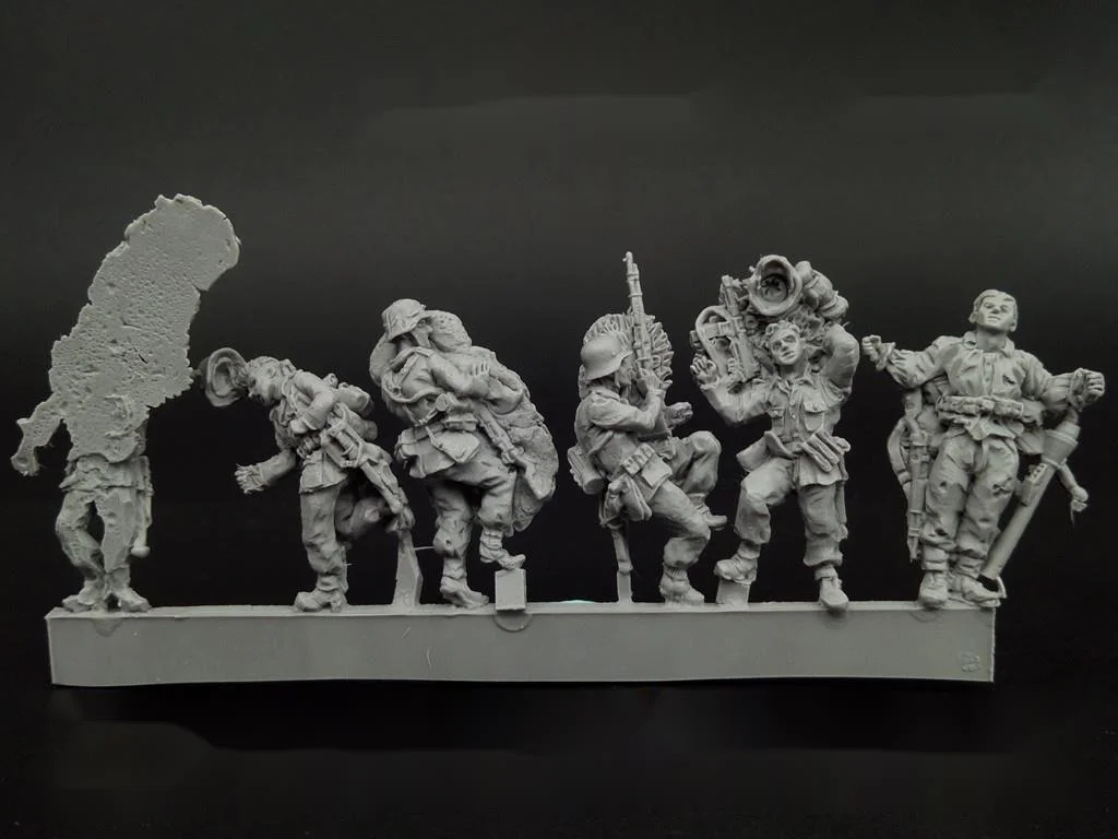 Figurine de Soldat Tué en Résine Moulée, Échelle 1/72, Modèle Non Peint, Livraison Gratuite
